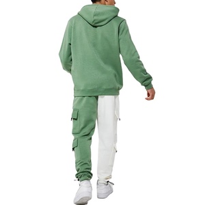 Custom Color <b>Block</b> Sweatsuit Jogging Set Unisex Casual Pullover Hoodies Cargo Pants Set Plus Size Mens Two Piece Set 2026 - Product Image 3