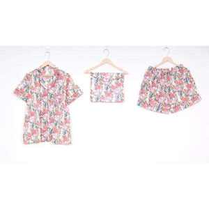 Nuevo Conjunto de Pijama de Satén con Estampado Digital Casual de Otoño para Mujer, Manga Corta, Patrón de Letras, Cintura Elástica, Vestidos de Noche 26 - Product Image 1