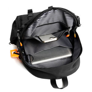 Fashion <b>Nylon</b> <b>Backpack</b> Unisex Softback Style Water Resistant Zipper Closure Multi Functional 20-36L Capacity Shoulder Strap - Product Image 5