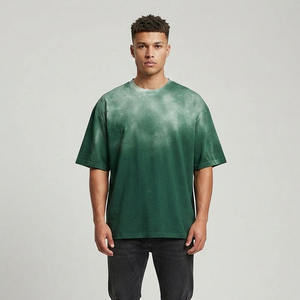 Camiseta Oversize de Algodón Pima para Hombre, 240 GSM, Estampado Personalizado, Estilo Urbano, 100% Algodón, Fabricante OEM ODM, Venta al Por Mayor - Product Image 1