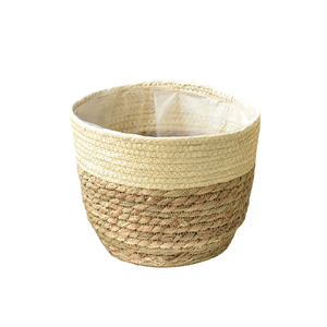Pot de pépinière en jute multicolore personnalisable, pot de fleurs moderne pour la maison, pot de plantes de jardin, pot de fleurs minimaliste à finition tissée, provenant du Bangladesh - Product Image 2
