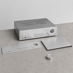 Fabricant de châssis d'amplificateur audio en aluminium sur mesure OEM selon dessin pour l'assemblage d'enceintes HiFi et d'amplificateurs de puissance - Product Image 3