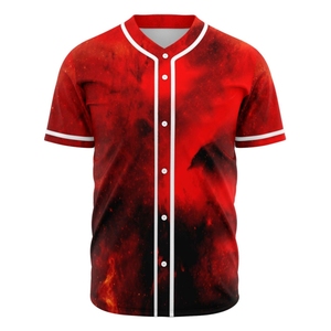 Maillot de baseball sublimé anti-rétrécissement, design d'équipe personnalisé, respirant, séchage rapide, tendance USA - Product Image 1