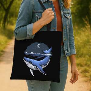 Bolsa de Tela de Algodón Personalizada con Impresión, en Tamaños Ajustables, para Llevar Compras, Promoción de Marca y Uso Diario - Product Image 5