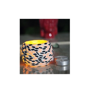 Portavelas con Diseño Pintado, Colorido, Tema Moderno, Portavelas de Mosaico de Vidrio de Varios Tamaños para Decoración del Hogar - Product Image 3