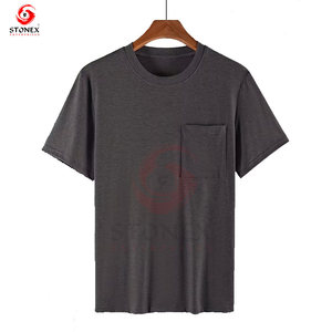 <b>Men's</b> Formal <b>Shirt</b> with <b>Pocket</b> Quick-Drying Breathable <b>T</b>-<b>Shirt</b> Stretch Fitness Training Customizable - Product Image 2