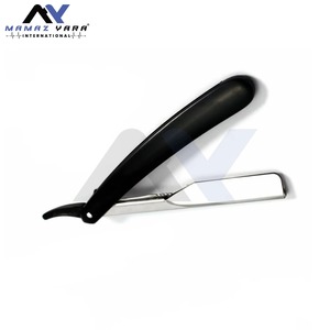 Professional Stainless Steel Slide Lock Shavette Single Blade Straight Edge Barber Razor <b>Men</b> Wet Shaving Home Salon Grooming Too - Product Image 2