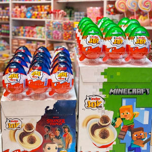 Oferta Especial: KinderJoy Minecraft 2026, 24 Huevos Sorpresa con Juguetes Surtidos, Set de Regalo de Huevos de Chocolate Coleccionables, Paquete de Recuerdos Divertidos para Niños - Product Image 1