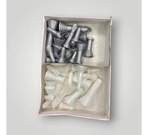 Tournament Staunton Plastic <b>Chess</b> Pieces <b>Set</b> Professional Black & White Chessmen Replacement <b>Set</b> Club, School & Tournament - Product Image 2