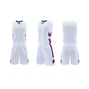 Nouveaux ensembles d'uniformes de basketball par sublimation, tenues de sport, maillot et short de basketball pour l'entraînement - Product Image 5