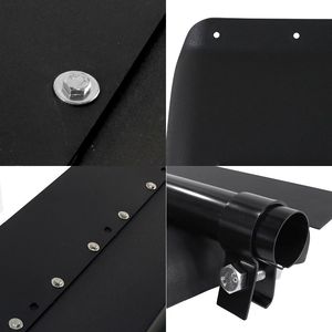 2 Pezzi Parafanghi Universali Neri da 24 Pollici in Acciaio Inossidabile per Camion, Parti di Carrozzeria per Camion - Product Image 3