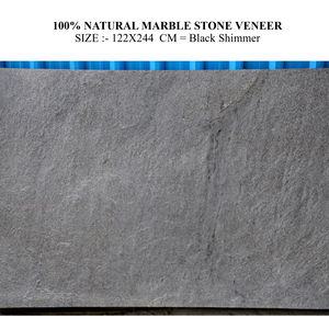 แผ่นหินอ่อนบรูโน่สีขาวคุณภาพพรีเมียม หินอ่อนธรรมชาติ แผ่นหินอ่อนสีดำประกายเงา สำหรับห้องครัวทันสมัย ใช้ในบ้านพักอาศัย - Product Image 1