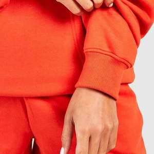 Conjunto de Sudadera con Capucha y Pantalones Cortos para Mujer, 100% Algodón, Personalizado al por Mayor, Conjunto Deportivo de Dos Piezas - Product Image 6