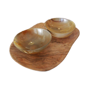 Cuenco decorativo artesanal de cuerno indio disponible en todos los tamaños cuenco de cuerno de búfalo pulido para decoración del hogar - Product Image 1