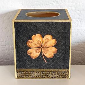 Caja de pañuelos de madera impresa de tamaño estándar, caja de pañuelos de madera impresa colorida para cocina y comedor, caja de pañuelos faciales al por mayor - Product Image 2