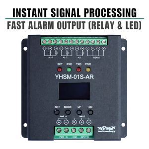Module de contrôle de détection de fuites à 1 canal pour acides et alcalis |   RS-485 Modbus |   IP65 |   DC24V |   Système d'alarme de fuite de produits chimiques industriels - Product Image 4