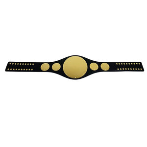 Ceintures de championnat en cuir légères, écologiques, design épuré, sangle réglable pour les récompenses sportives d'arts martiaux - Product Image 1