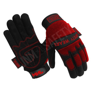 Gants de sécurité Amara en néoprène avec manchette, en cuir synthétique, pour mécaniciens, avec dos laminé en Spandex, protection industrielle des mains - Product Image 5