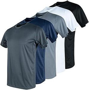 Camiseta Deportiva para Hombre, Transpirable, de Malla de Nido de Abeja, que Absorbe la Humedad, de Polialgodón, de Secado Rápido, para Verano - Product Image 1