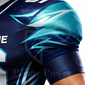 Meilleures ventes : Ensemble uniforme de football personnalisé avec nom du joueur, style américain, maillot et pantalon légers et respirants, tenue d'équipe par sublimation - Product Image 4