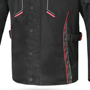 Chaqueta de Motociclismo Deportiva Unisex de Manga Larga, Negra y Roja, Impermeable, Transpirable, de Secado Rápido, Resistente al Viento y a los Rayos UV, para Todas las Carreras - Product Image 4