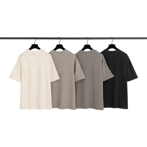 High Quality Cotton Custom T Shirt for Men Blank Heavy Weight Oversized <b>Tshirt</b> Printing Men's T-Shirts - Product Image 4
