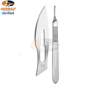 ด้ามมีดผ่าตัดแบบแมนนวลระดับพรีเมียม # ได้รับการรับรองมาตรฐาน CE 3 ระดับ เหมาะสำหรับกระบวนการทางการแพทย์ ใช้ซ้ำได้ ผลิตจากสแตนเลสคุณภาพระดับมืออาชีพ - Product Image 2