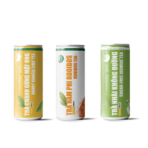 บรรจุภัณฑ์ชาสมุนไพรธรรมชาติฉลากส่วนตัว ชาดีท็อกซ์เพื่อสุขภาพ กระป๋องพลาสติกอะลูมิเนียม กระป๋องเครื่องดื่ม ชาโรยบอส จำนวนมาก - Product Image 2