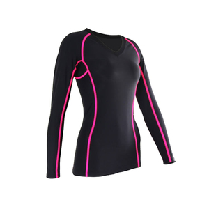 Custom Designed Full Sleeve <b>Women's</b> <b>Rashguard</b> 50+ Protection Surfing Printed Shirt 100% Polyester Front Logo 220g High Quality - Product Image 4