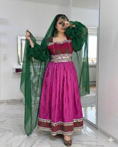 Vestidos Afganos Kuchi Modernos de Encaje para Bodas y Fiestas, Bordados a Mano, Colores y Tallas Personalizadas para Mujer - Product Image 5