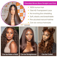 Perruques de cheveux vietnamiens bruts pleine tête 300 grammes Perruques de cheveux humains de qualité supérieure sans colle prix de gros HD Lace Transparent Lace Front