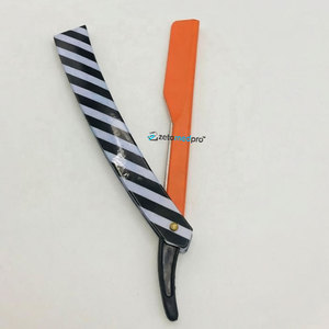 Navaja de Afeitar Profesional de Acero Inoxidable con Hoja Reemplazable y Marca Privada Personalizada para Hombres, Afeitado en Húmedo - Product Image 5