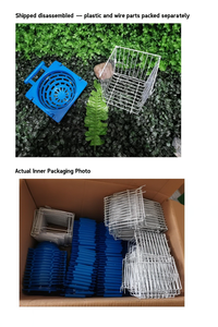 Nichoir suspendu pour l'élevage des oiseaux, en métal et plastique, pour pinsons, agapornis, perruches, canaris, pour la ponte des œufs - Product Image 5