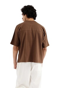 Camisetas extragrandes lisas para hombre, con hombros caídos, estilo holgado, ropa urbana, camisetas en blanco para hombre, impresión de logotipo frontal personalizada - Product Image 5