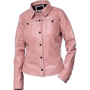 Chaquetas de cuero para motocicleta, personalizadas en colores y con logotipo, para hombre, en oferta, premium, a prueba de viento, con cierre de cremallera. - Product Image 1