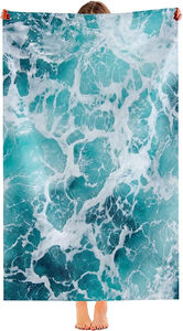 Toalla de Playa de Algodón de Lujo a Cuadros, de la Mejor Calidad, Venta al Por Mayor de Fábrica, Personalizada, de Secado Rápido, Ecológica y Personalizable - Product Image 5