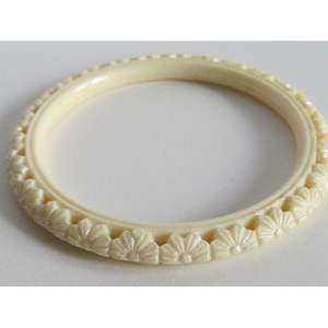 Bracelets contemporains en bambou et en bois, artisanat en résine et en bois - Product Image 2