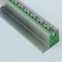 Bandes de guidage en nylon plastique pour ligne d'automatisation, profil en T, pour machines d'emballage, en plastique technique PA66, résistantes à l'usure