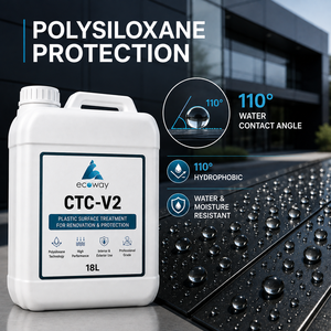 Revêtement de surface en plastique polysiloxane CTC-V2 pour la rénovation et la protection, haute brillance, hydrophobe, pour matériaux de construction, 18L - Product Image 2