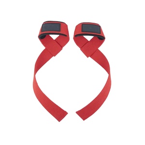 Wholesale OEM Custom Logo Cotton Polyester Adjustable Lightweight Gym Training Weightlifting Wrist <b>Straps</b> Heavy Duty - Product Image 1