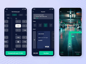 Aplicación de Estacionamiento Inteligente, Sistema de Pago de Estacionamiento Móvil, Software de Reserva de Asientos para Automóviles - Product Image 1