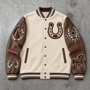 Vestes universitaires de baseball pour écoles, vêtements de club à marque privée, tenues universitaires tendance, vêtements décontractés, streetwear - Product Image 5