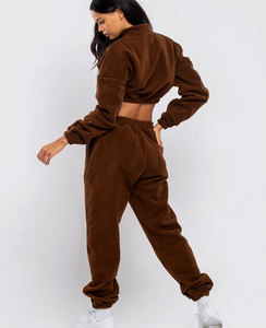 Top des tendances survêtement personnalisé pour femmes sublimé de grande taille survêtement pour femmes survêtement de jogging OEM survêtement pour femmes personnalisé - Product Image 5