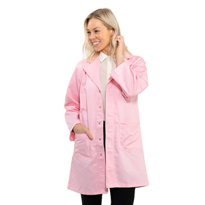Women Lab Coat New Arrival High Quality Dust-proof Anti-wrinkle Fit Hospital <b>Uniforms</b> <b>Scrub</b> Nurse White Lab Coat for Women - Product Image 3