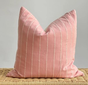 100% Woven Cotton Stripe Cushion Cover | Decorative Sofa Throw Pillow Cover | Custom Wholesale - Product Image 2