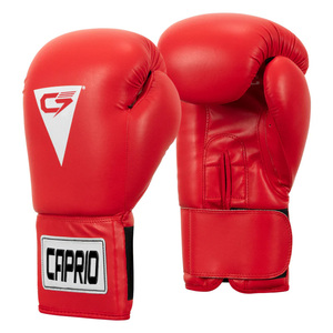 Gants de boxe en cuir de vachette, rembourrés à 4 couches, avec sangle de poignet réglable et fermeture auto-agrippante, légers, respirants, à dos plat - Product Image 2