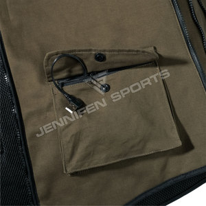 Chaleco de Caza para Hombre de Primera Calidad, 100% Algodón, Forro Interior de Malla, Personalizable, para Invierno - Product Image 3