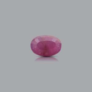 Natural African Ruby Oval Cut 4.05 Carat Certified Gemstone with Color Play for Wholesale Jewelry Making - Product Image 2
