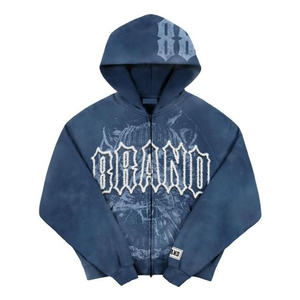 Sudadera con Capucha Extra Grande Personalizada para Hombre, Impresión por Sublimación, Estilo Urbano, Corte Regular, Tejido de Forro Polar, Transpirable para Invierno - Product Image 5