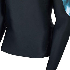 Long Sleeve Unisex <b>Athletic</b> Compression Rash Guard Eco-Friendly & Quick Dry Comfortable Breathable Solid Color MMA Rash Guard - Product Image 5